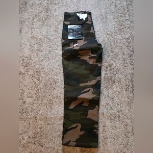 NWT - Stanley Workwear fleece lined canvas cargo pants - camo - 36x32